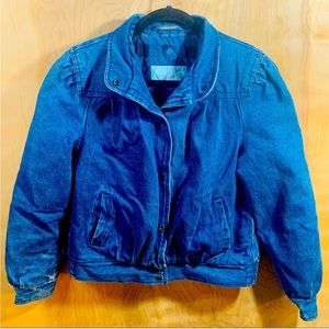 Warm Authentic Vintage 80’s Denim/Flannel Jacket